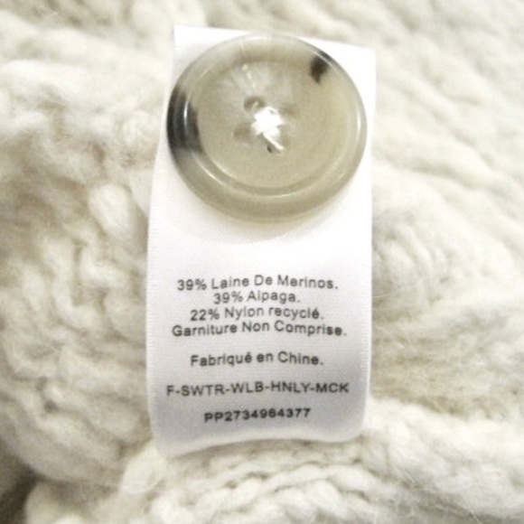 *Host Pick* Everlane Lofty Knit Henley Alpaca Blend Sweater - Picture 8 of 12